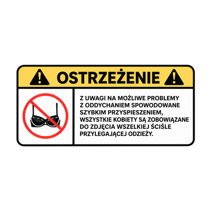 Naklejka PROBLEMY Z ODDYCHANIEM