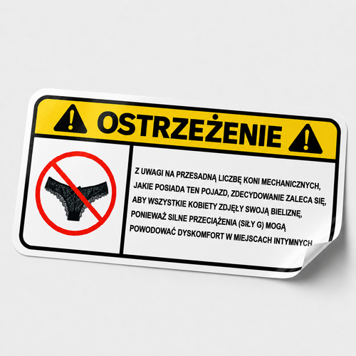 Naklejka ZEDJMIJ BIELIZNE